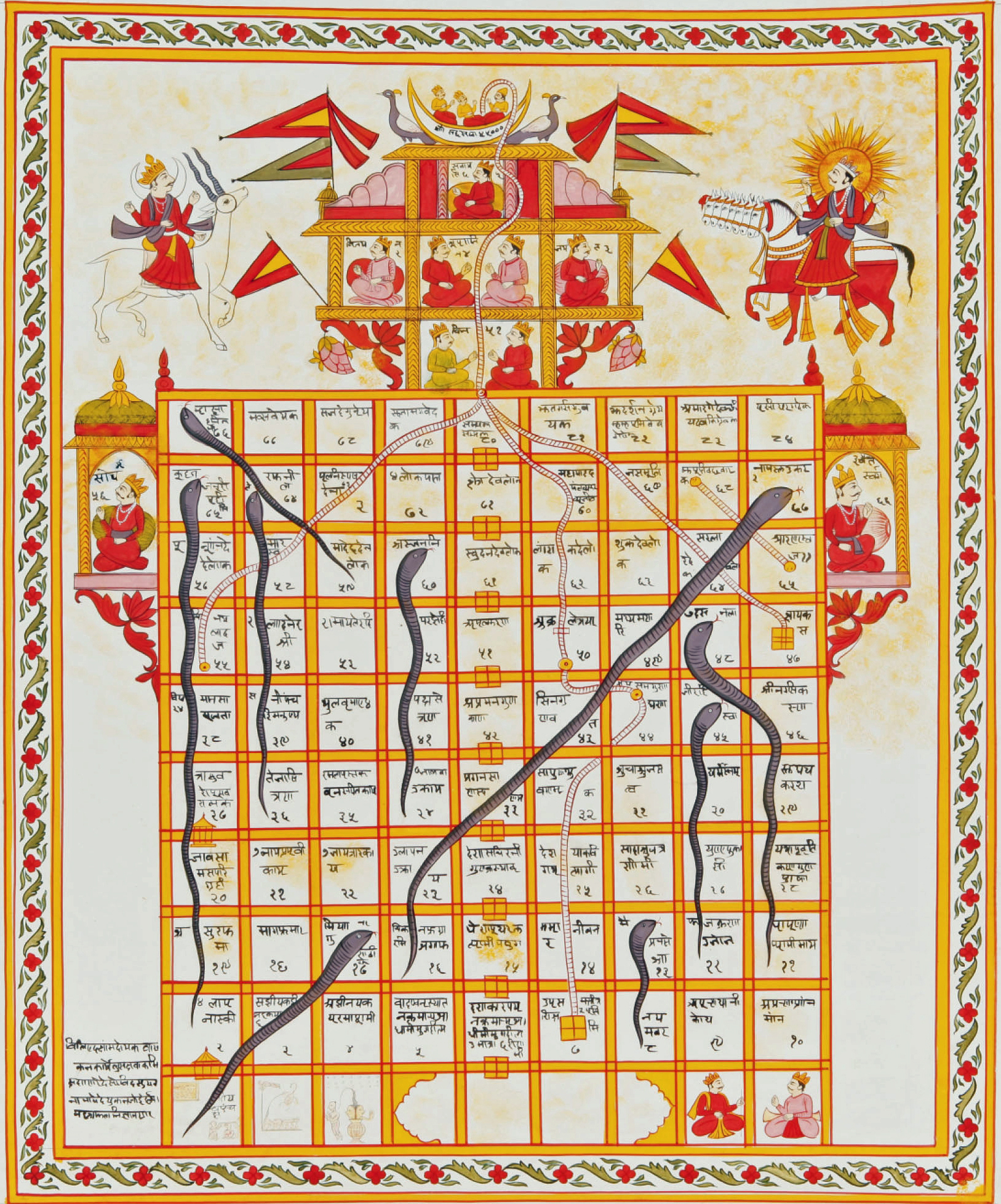 Hindu Snakes and Ladders