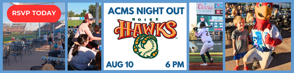 ACMS night out with the Boise Hawks August 10